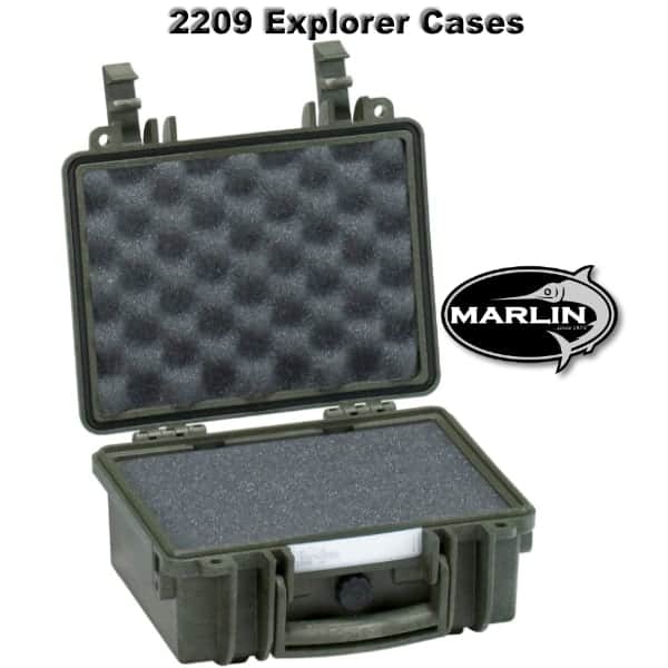 2209 Explorer Cases grün Schaumstoff