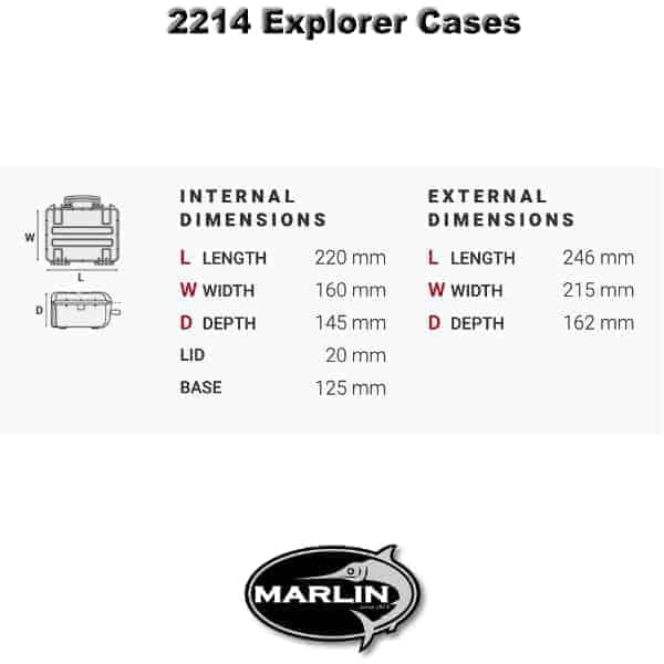 2214 Explorer Cases Dimensionen