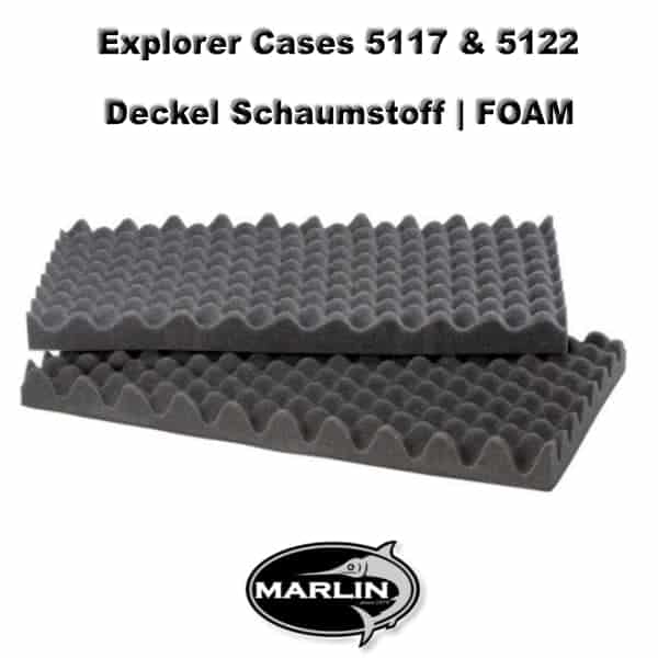 Explorer Cases 5117 Deckel 5122 FOAM