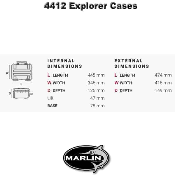 4412 Explorer Cases Dimensionen