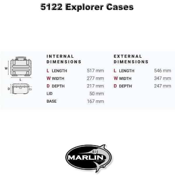 5122 Explorer Cases Dimensionen