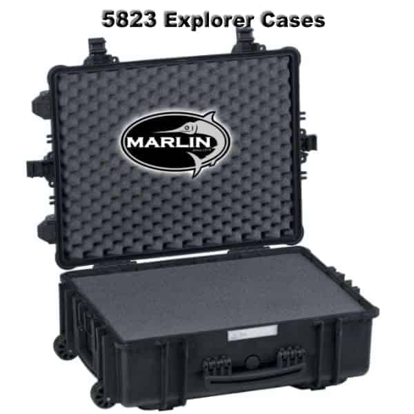 5823 Explorer Cases schwarz Schaumstoff
