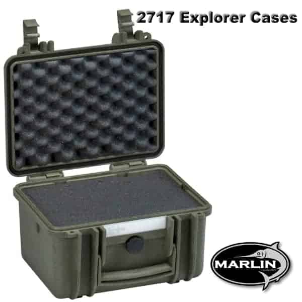 2717 Explorer Cases grün Schaumstoff