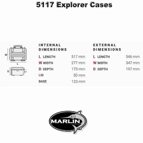 5117 Explorer Cases Dimensionen