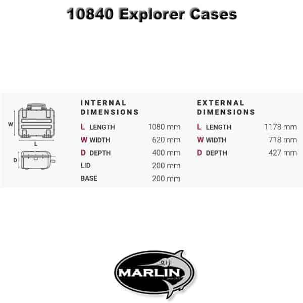 10840 Explorer Cases Dimensionen