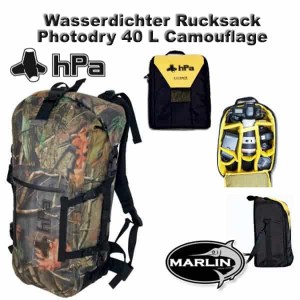 Wasserdichter Rucksack Photodry 40 L Camouflage